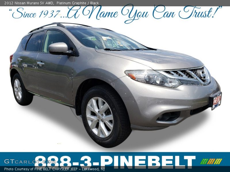Platinum Graphite / Black 2012 Nissan Murano SV AWD