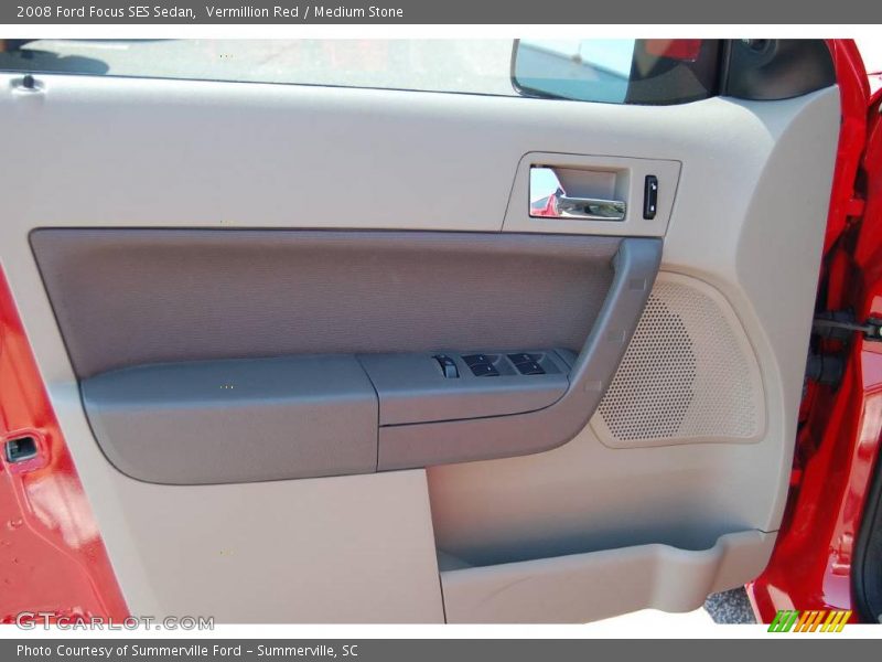 Vermillion Red / Medium Stone 2008 Ford Focus SES Sedan