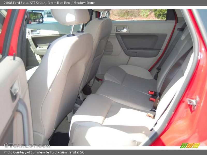 Vermillion Red / Medium Stone 2008 Ford Focus SES Sedan