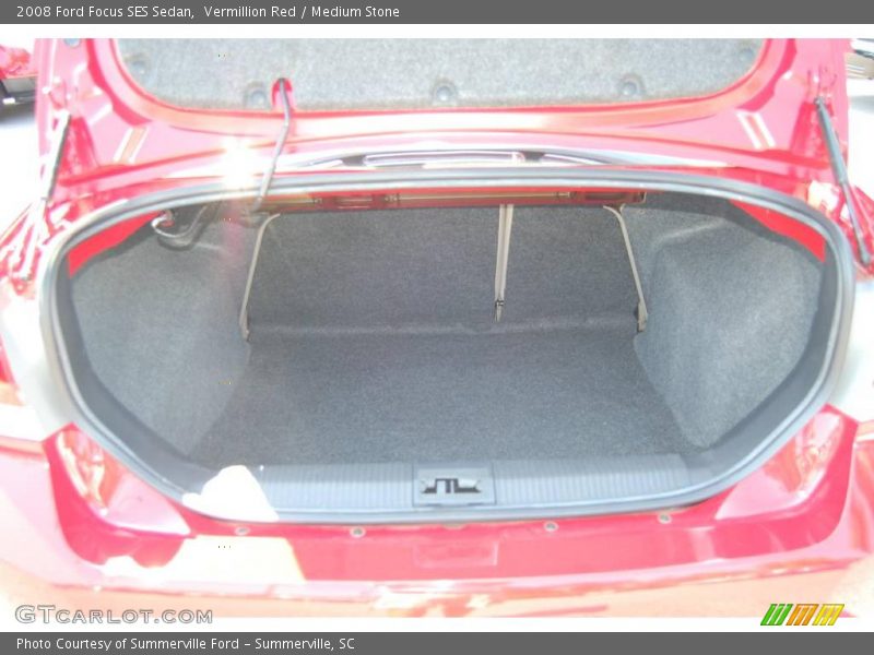 Vermillion Red / Medium Stone 2008 Ford Focus SES Sedan