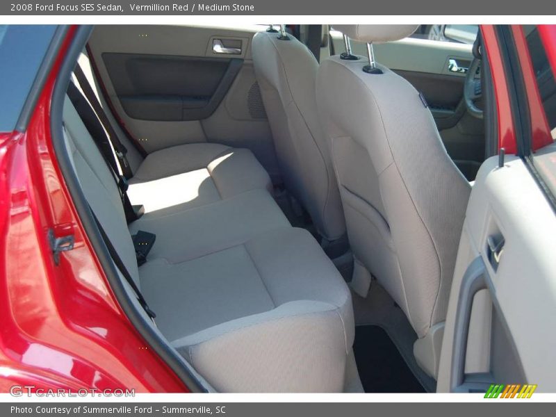 Vermillion Red / Medium Stone 2008 Ford Focus SES Sedan
