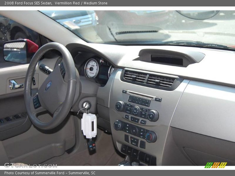 Vermillion Red / Medium Stone 2008 Ford Focus SES Sedan