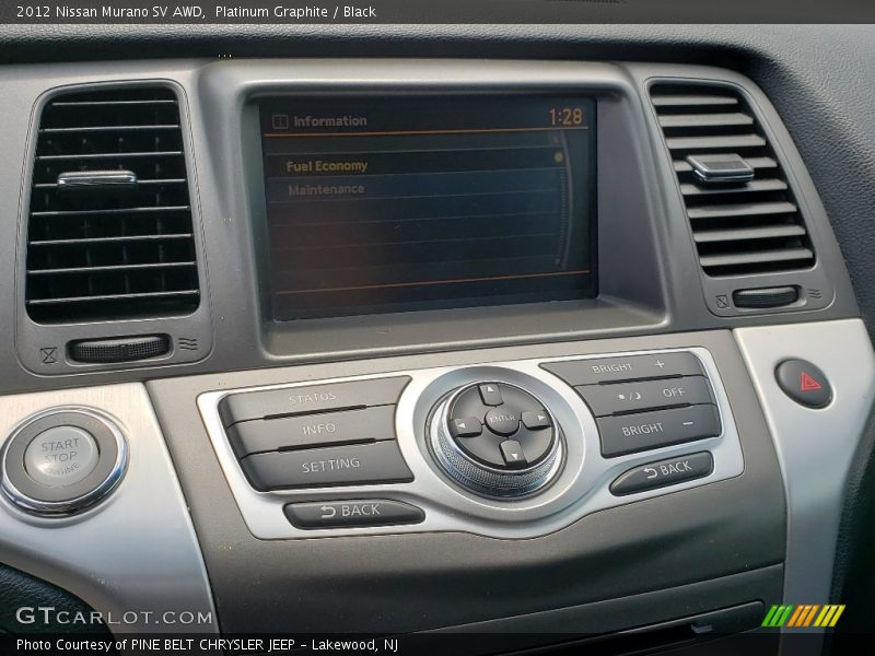 Platinum Graphite / Black 2012 Nissan Murano SV AWD