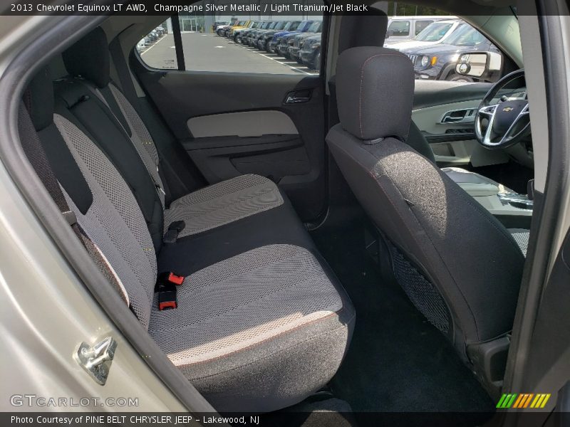 Champagne Silver Metallic / Light Titanium/Jet Black 2013 Chevrolet Equinox LT AWD