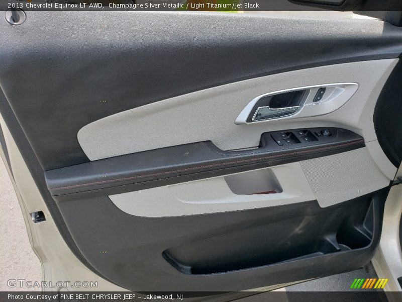 Champagne Silver Metallic / Light Titanium/Jet Black 2013 Chevrolet Equinox LT AWD