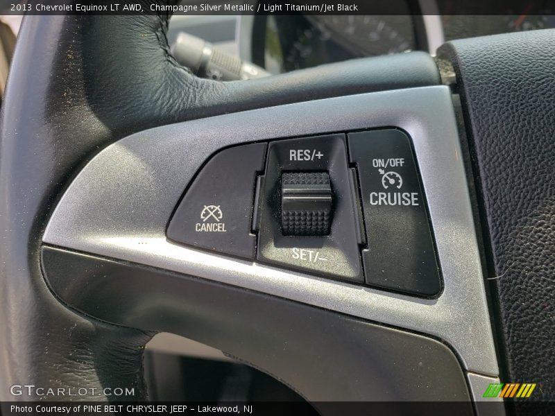 Champagne Silver Metallic / Light Titanium/Jet Black 2013 Chevrolet Equinox LT AWD