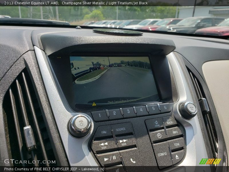 Champagne Silver Metallic / Light Titanium/Jet Black 2013 Chevrolet Equinox LT AWD