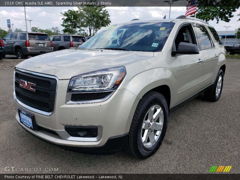 Sparkling Silver Metallic / Ebony 2016 GMC Acadia SLE AWD