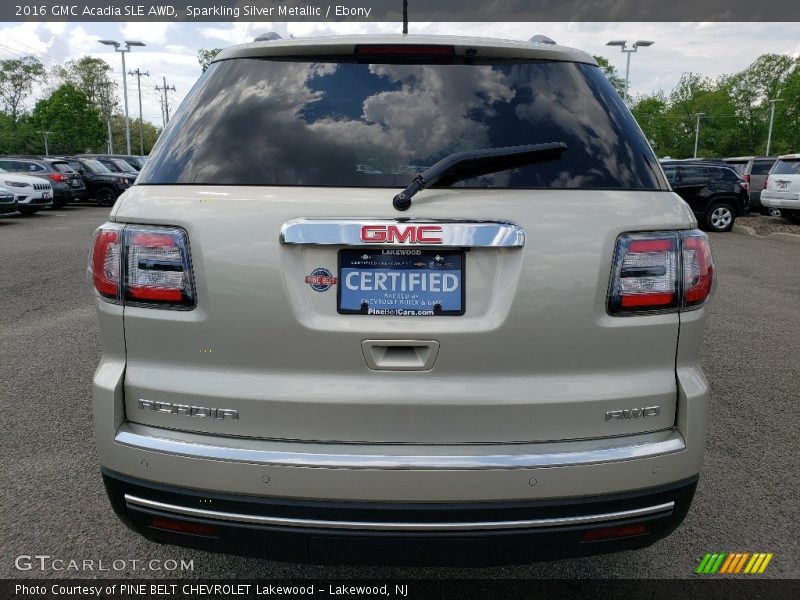 Sparkling Silver Metallic / Ebony 2016 GMC Acadia SLE AWD