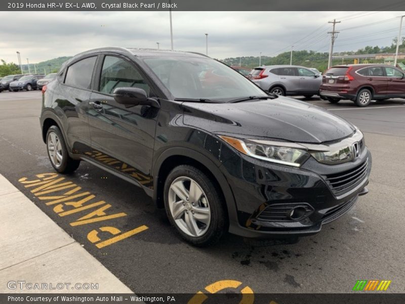 Crystal Black Pearl / Black 2019 Honda HR-V EX-L AWD