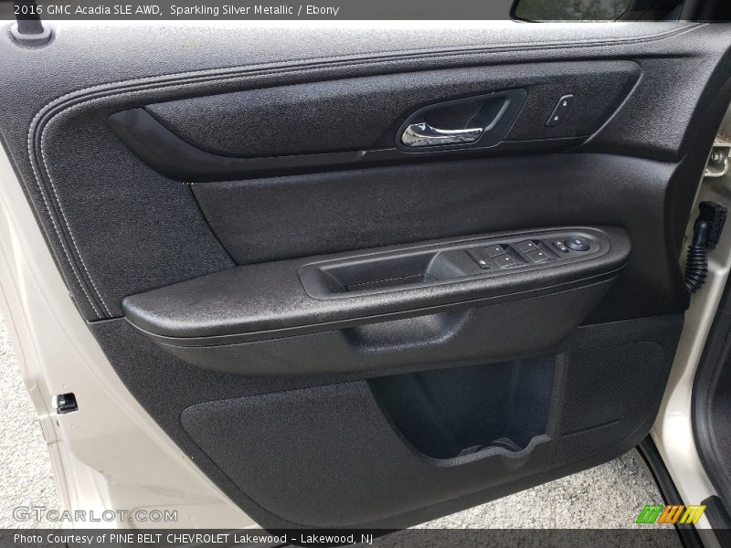 Sparkling Silver Metallic / Ebony 2016 GMC Acadia SLE AWD