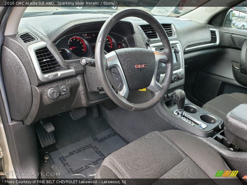 Sparkling Silver Metallic / Ebony 2016 GMC Acadia SLE AWD