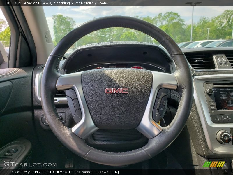 Sparkling Silver Metallic / Ebony 2016 GMC Acadia SLE AWD