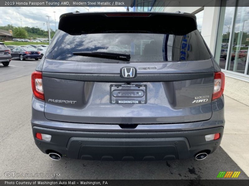 Modern Steel Metallic / Black 2019 Honda Passport Touring AWD