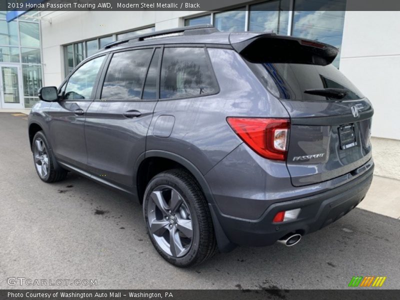 Modern Steel Metallic / Black 2019 Honda Passport Touring AWD