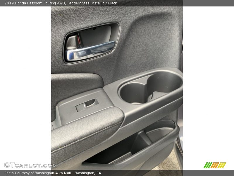 Modern Steel Metallic / Black 2019 Honda Passport Touring AWD