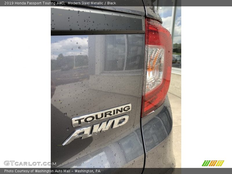 Modern Steel Metallic / Black 2019 Honda Passport Touring AWD