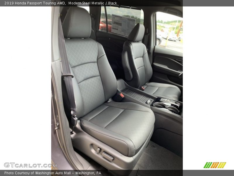Modern Steel Metallic / Black 2019 Honda Passport Touring AWD