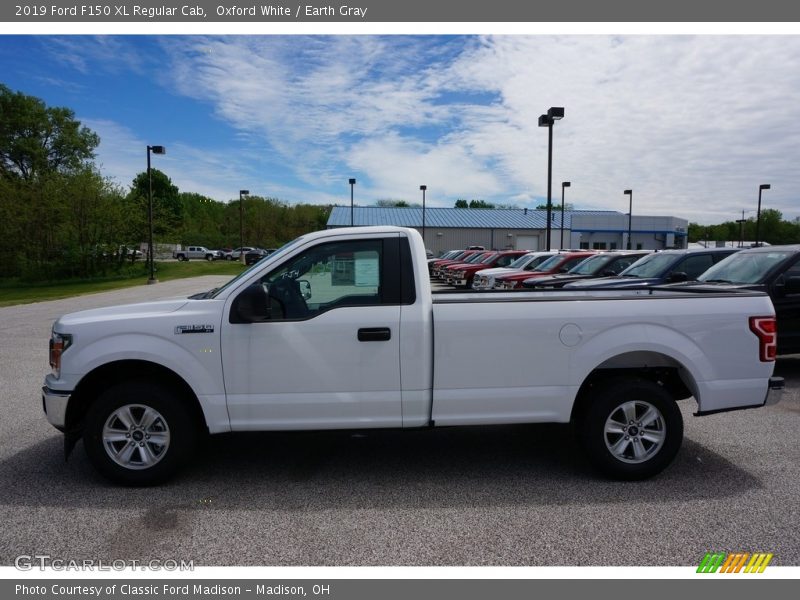 Oxford White / Earth Gray 2019 Ford F150 XL Regular Cab