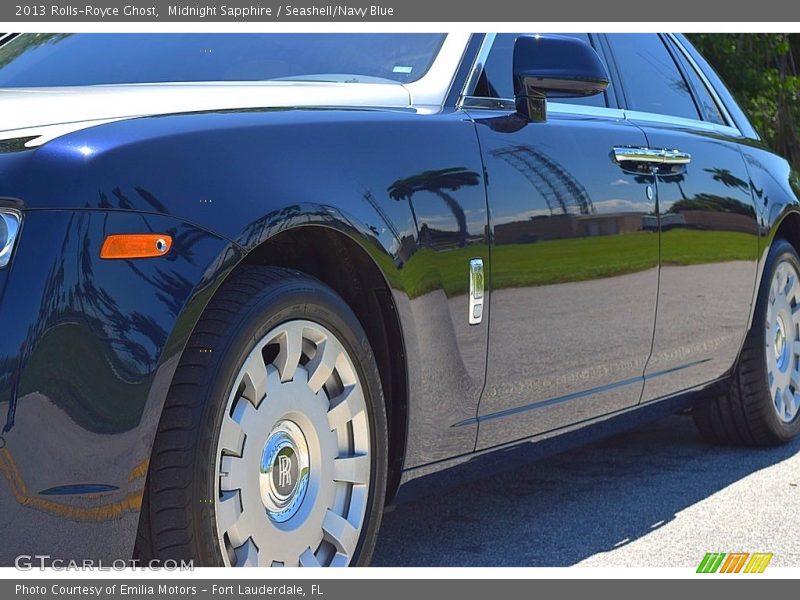 Midnight Sapphire / Seashell/Navy Blue 2013 Rolls-Royce Ghost