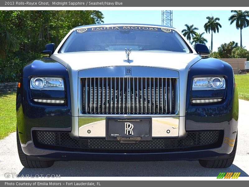 Midnight Sapphire / Seashell/Navy Blue 2013 Rolls-Royce Ghost