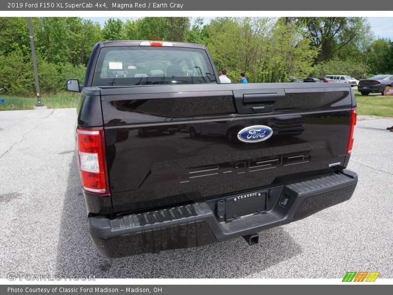 Magma Red / Earth Gray 2019 Ford F150 XL SuperCab 4x4