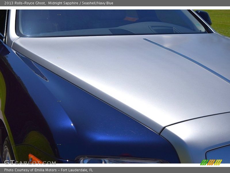 Midnight Sapphire / Seashell/Navy Blue 2013 Rolls-Royce Ghost