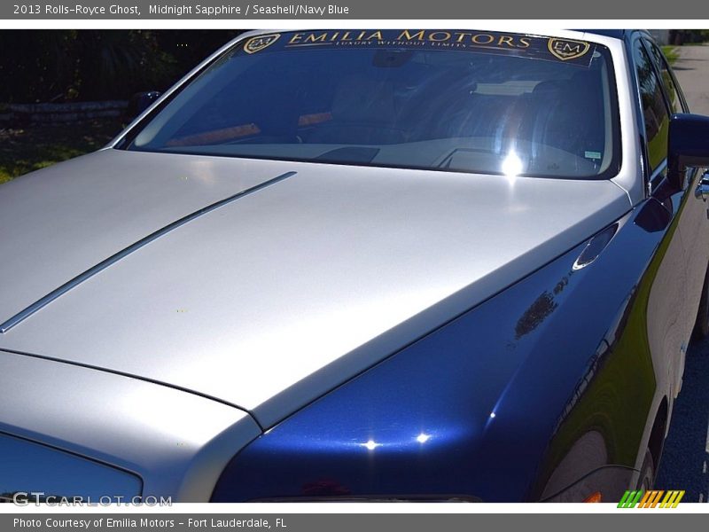 Midnight Sapphire / Seashell/Navy Blue 2013 Rolls-Royce Ghost