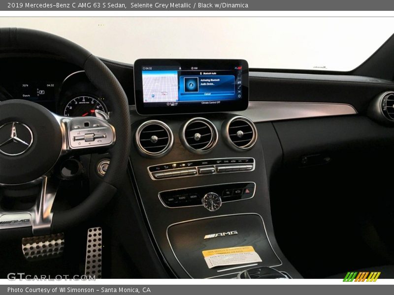 Controls of 2019 C AMG 63 S Sedan