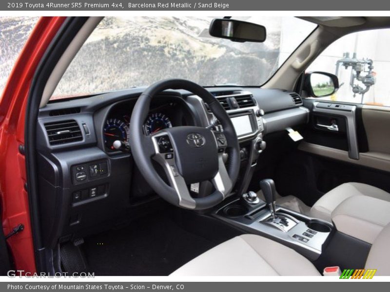 Barcelona Red Metallic / Sand Beige 2019 Toyota 4Runner SR5 Premium 4x4