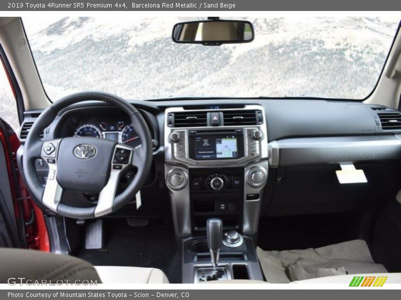 Barcelona Red Metallic / Sand Beige 2019 Toyota 4Runner SR5 Premium 4x4