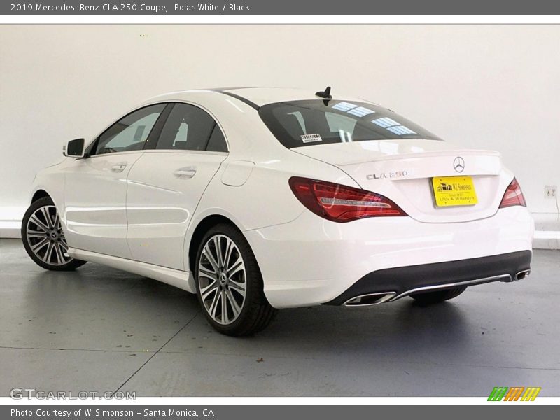 Polar White / Black 2019 Mercedes-Benz CLA 250 Coupe
