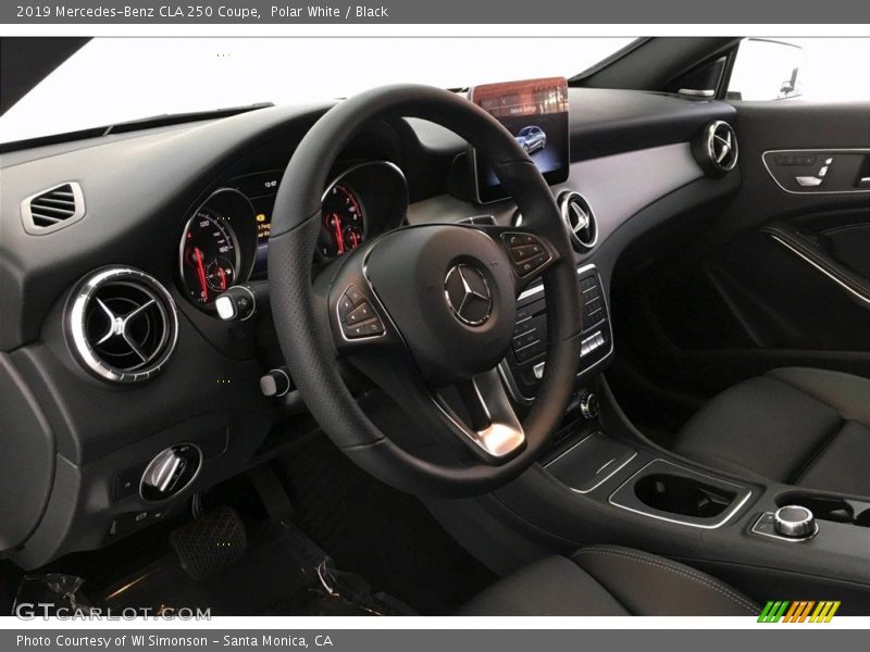 Polar White / Black 2019 Mercedes-Benz CLA 250 Coupe
