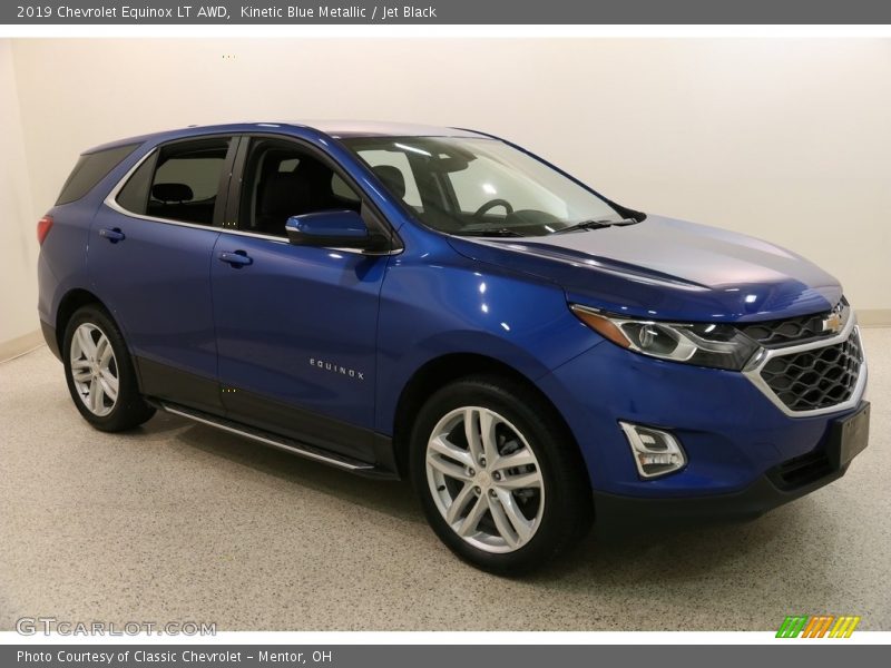Kinetic Blue Metallic / Jet Black 2019 Chevrolet Equinox LT AWD