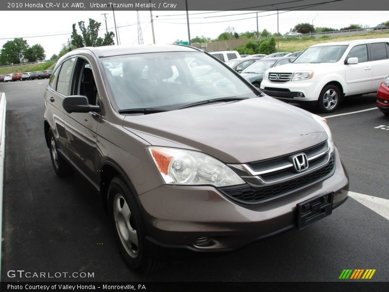 Urban Titanium Metallic / Gray 2010 Honda CR-V LX AWD