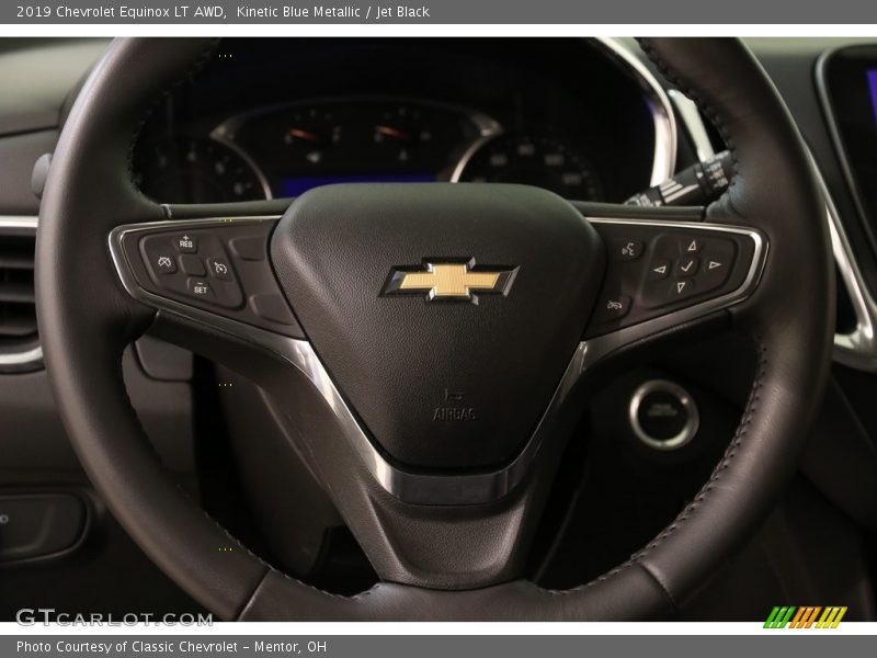 Kinetic Blue Metallic / Jet Black 2019 Chevrolet Equinox LT AWD