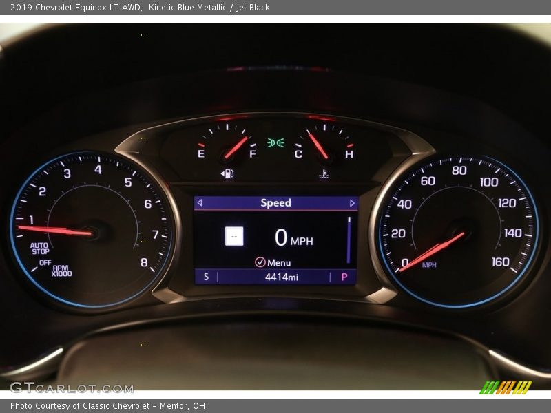 Kinetic Blue Metallic / Jet Black 2019 Chevrolet Equinox LT AWD