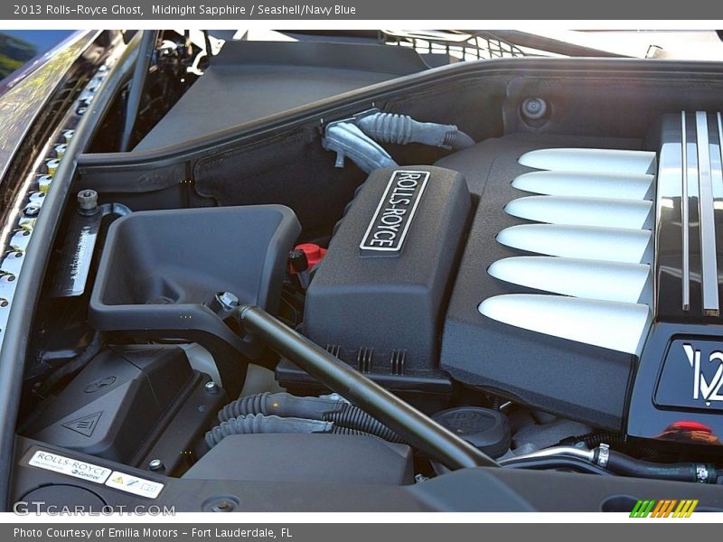 Midnight Sapphire / Seashell/Navy Blue 2013 Rolls-Royce Ghost