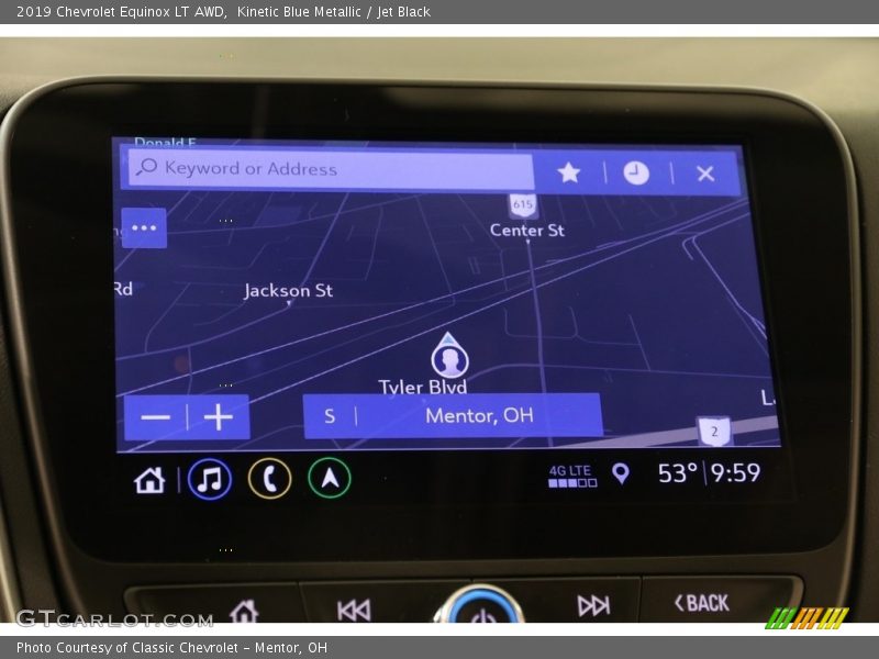 Kinetic Blue Metallic / Jet Black 2019 Chevrolet Equinox LT AWD