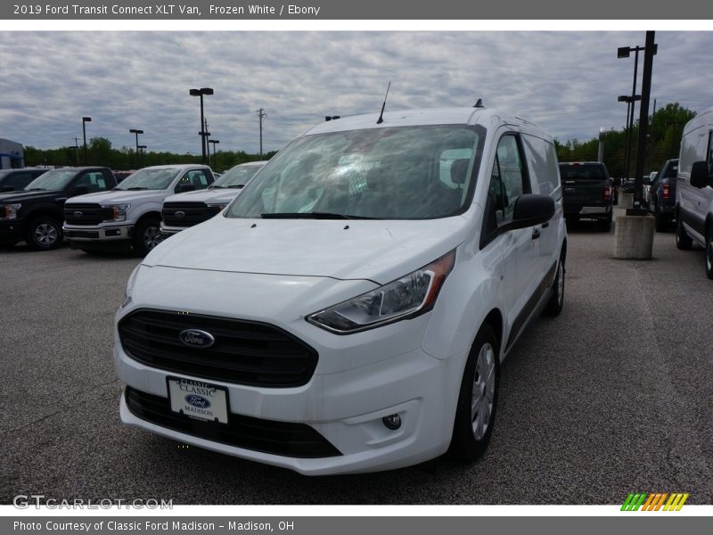 Frozen White / Ebony 2019 Ford Transit Connect XLT Van