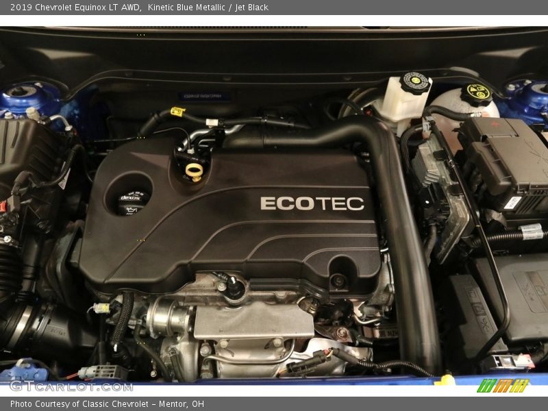 Kinetic Blue Metallic / Jet Black 2019 Chevrolet Equinox LT AWD