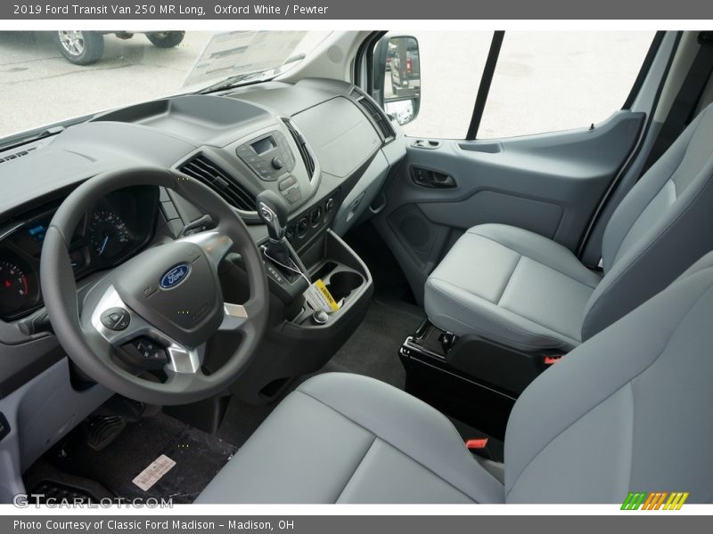  2019 Transit Van 250 MR Long Pewter Interior