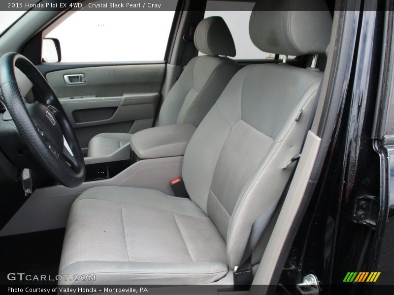 Crystal Black Pearl / Gray 2015 Honda Pilot EX 4WD