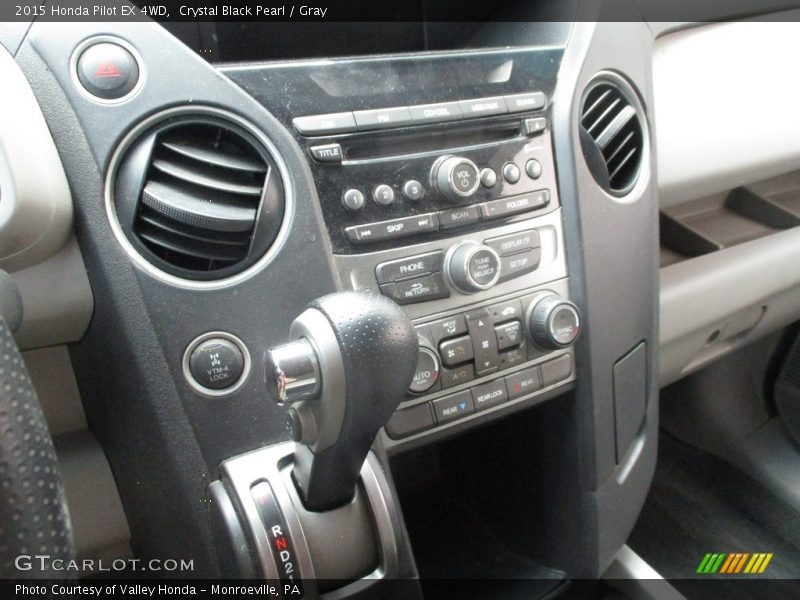 Crystal Black Pearl / Gray 2015 Honda Pilot EX 4WD