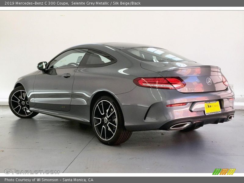 Selenite Grey Metallic / Silk Beige/Black 2019 Mercedes-Benz C 300 Coupe