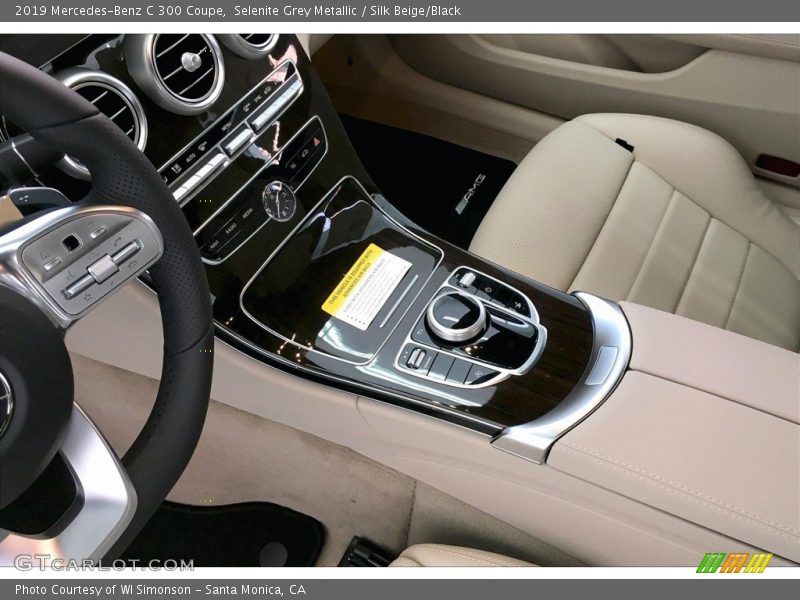 Selenite Grey Metallic / Silk Beige/Black 2019 Mercedes-Benz C 300 Coupe