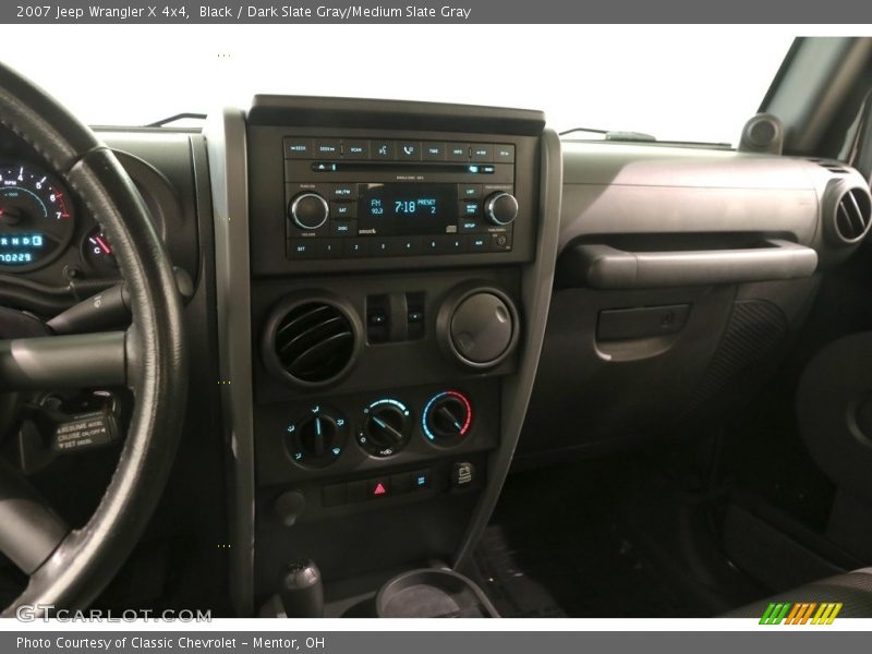Black / Dark Slate Gray/Medium Slate Gray 2007 Jeep Wrangler X 4x4