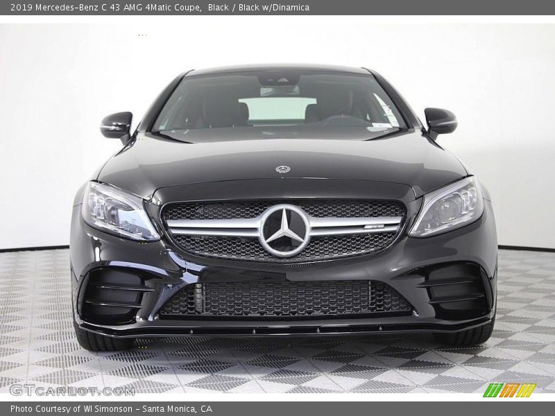Black / Black w/Dinamica 2019 Mercedes-Benz C 43 AMG 4Matic Coupe