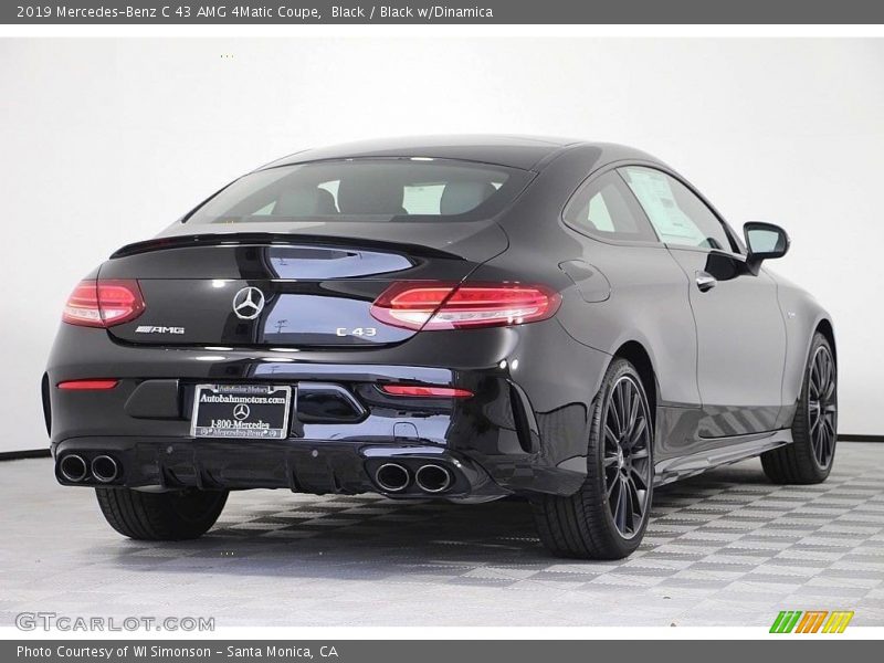 Black / Black w/Dinamica 2019 Mercedes-Benz C 43 AMG 4Matic Coupe