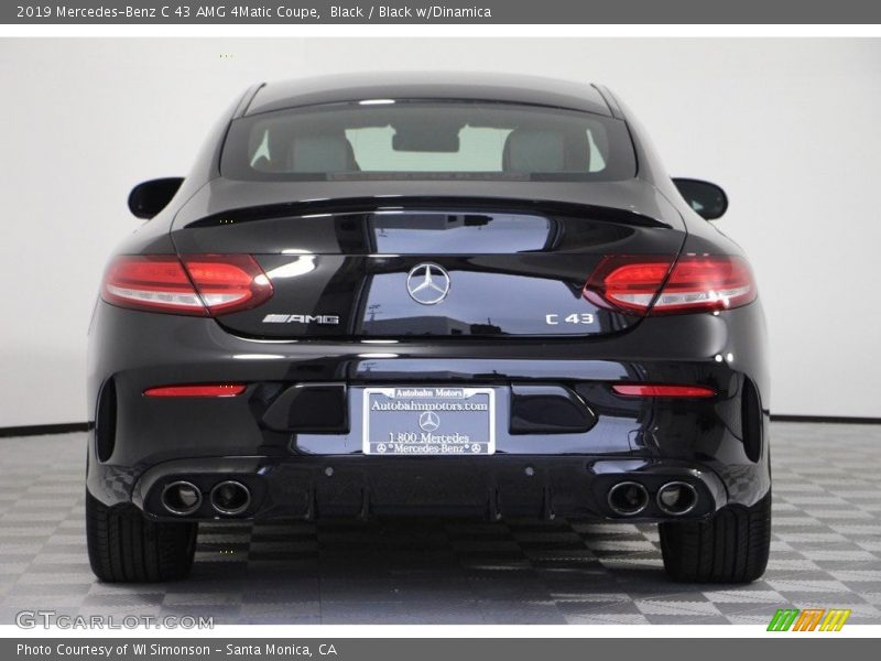 Black / Black w/Dinamica 2019 Mercedes-Benz C 43 AMG 4Matic Coupe